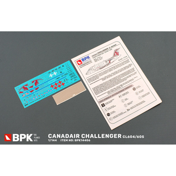 CANADAIR CHALLENGER CL604/605 1/144 BPK 14406