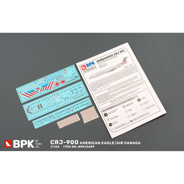 Bombardier CRJ-900 AMERICAN EAGLE/AIR CANADA 1/144 BPK 14409