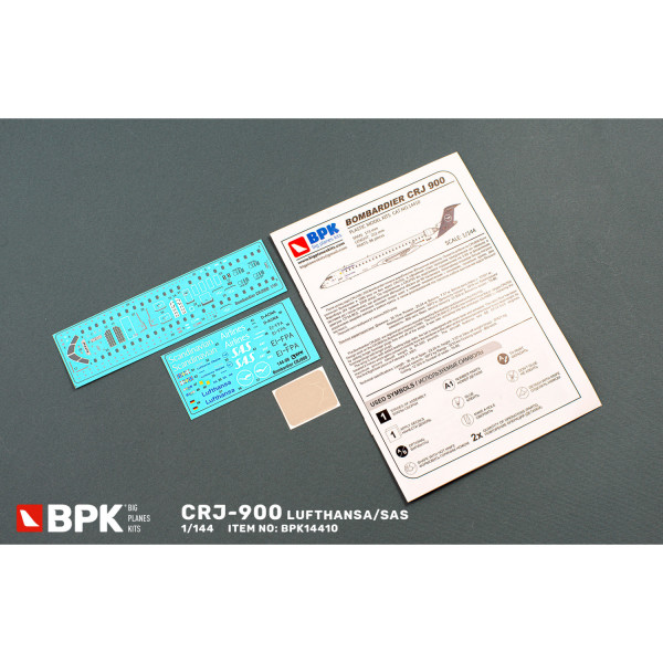 Bombardier CRJ-900 LUFTHANSA/SAS 1/144 BPK 14410