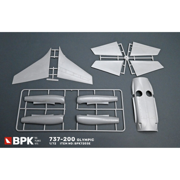 Boeing 737-200 Olympic 1/72 BPK 7203