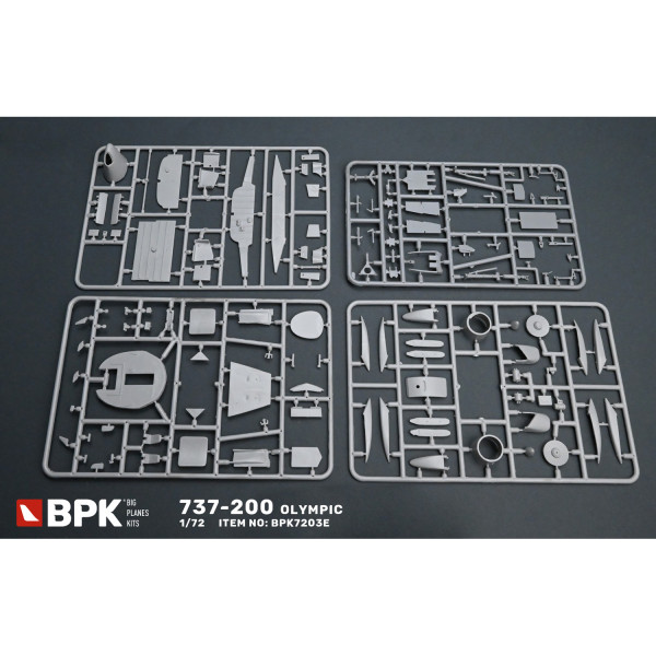 Boeing 737-200 Olympic 1/72 BPK 7203