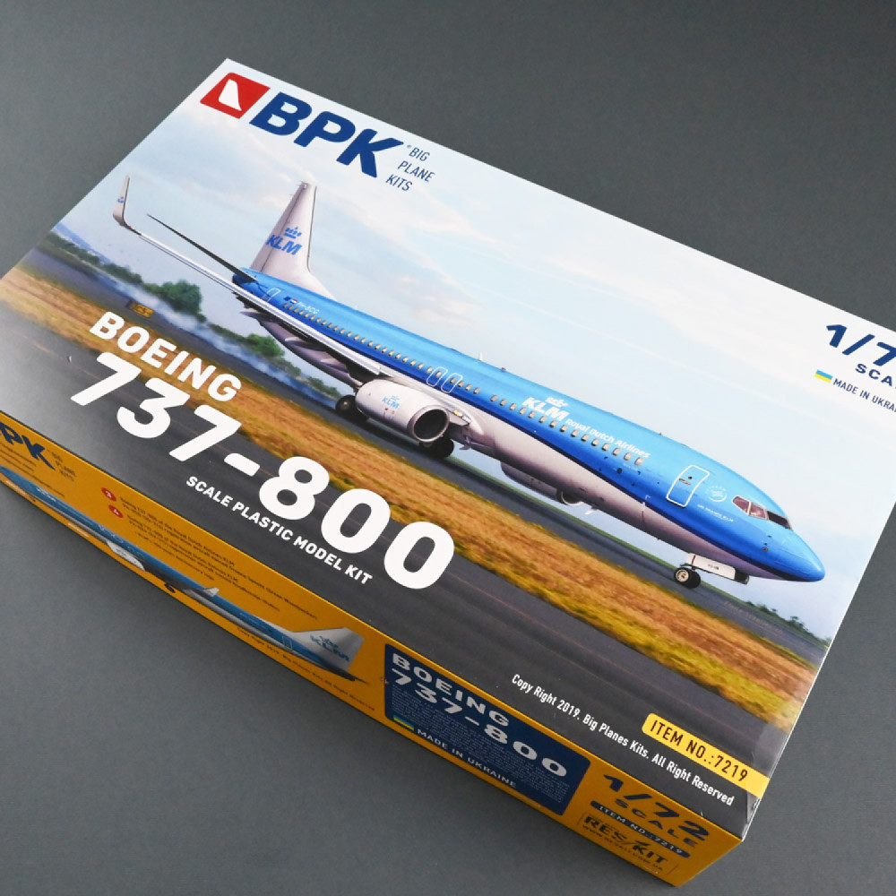 Boeing 737-800 KLM 1/72 BPK 7219