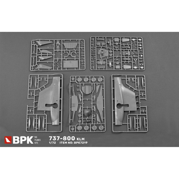 Boeing 737-800 KLM 1/72 BPK 7219