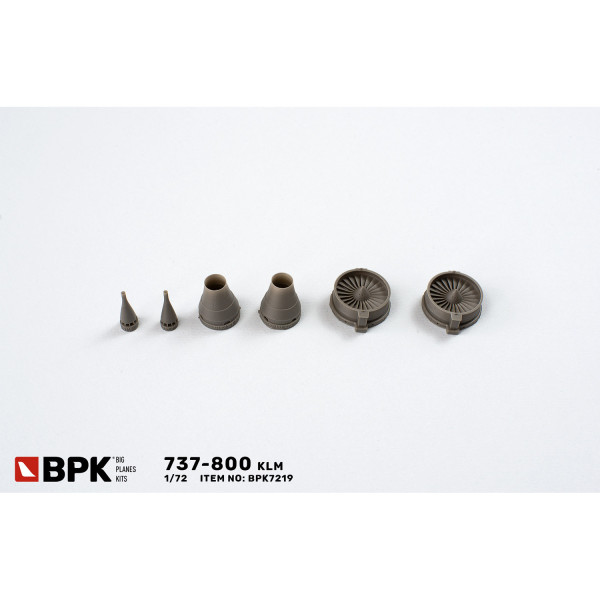 Boeing 737-800 KLM 1/72 BPK 7219