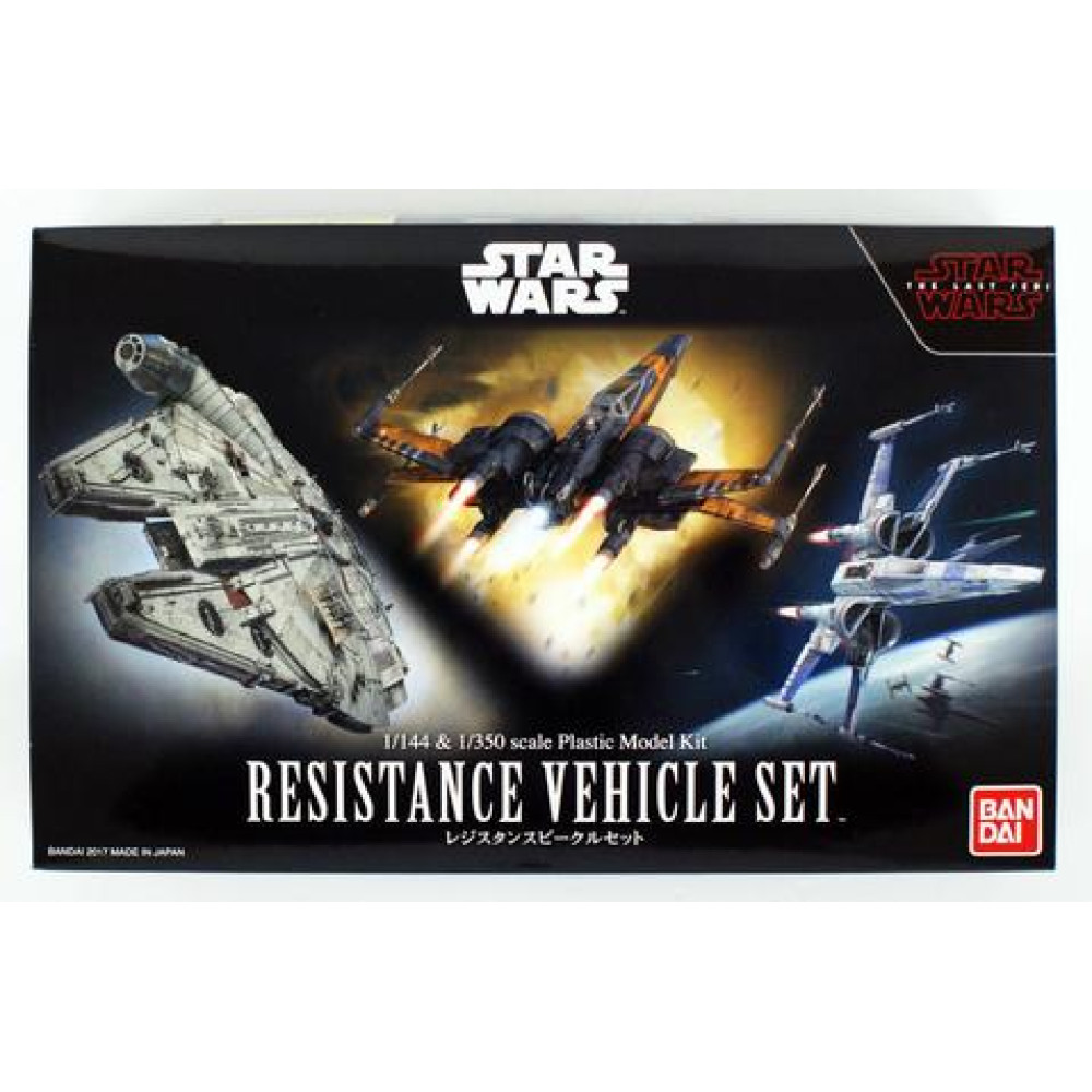 Resistance Vehicle Set  1/144 & 1/350 Bandai Star Wars 0219769