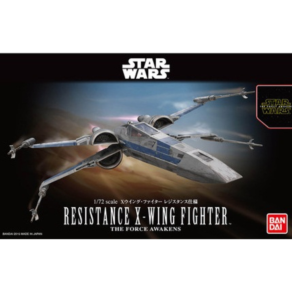Resistance X-Wing Fighter  1/72 Bandai Star Wars 022893