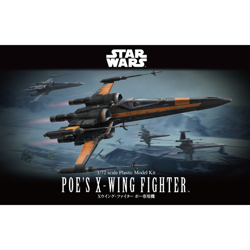 Poe's X-Wing Fighter (Plastic Model Kit) 1/72 Bandai Star Wars  210500