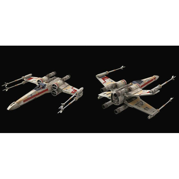 Red Squadron X-Wing Starfighter Special Set with 1/144 & 1/72 Bandai 210522