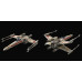 Red Squadron X-Wing Starfighter Special Set with 1/144 & 1/72 Bandai 210522