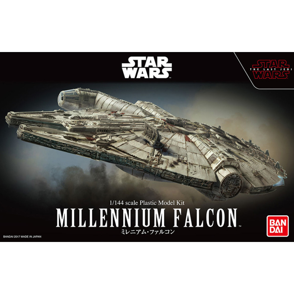 Millennium Falcon The Last Jedi Ver  1/144 Bandai  Star Wars  219770