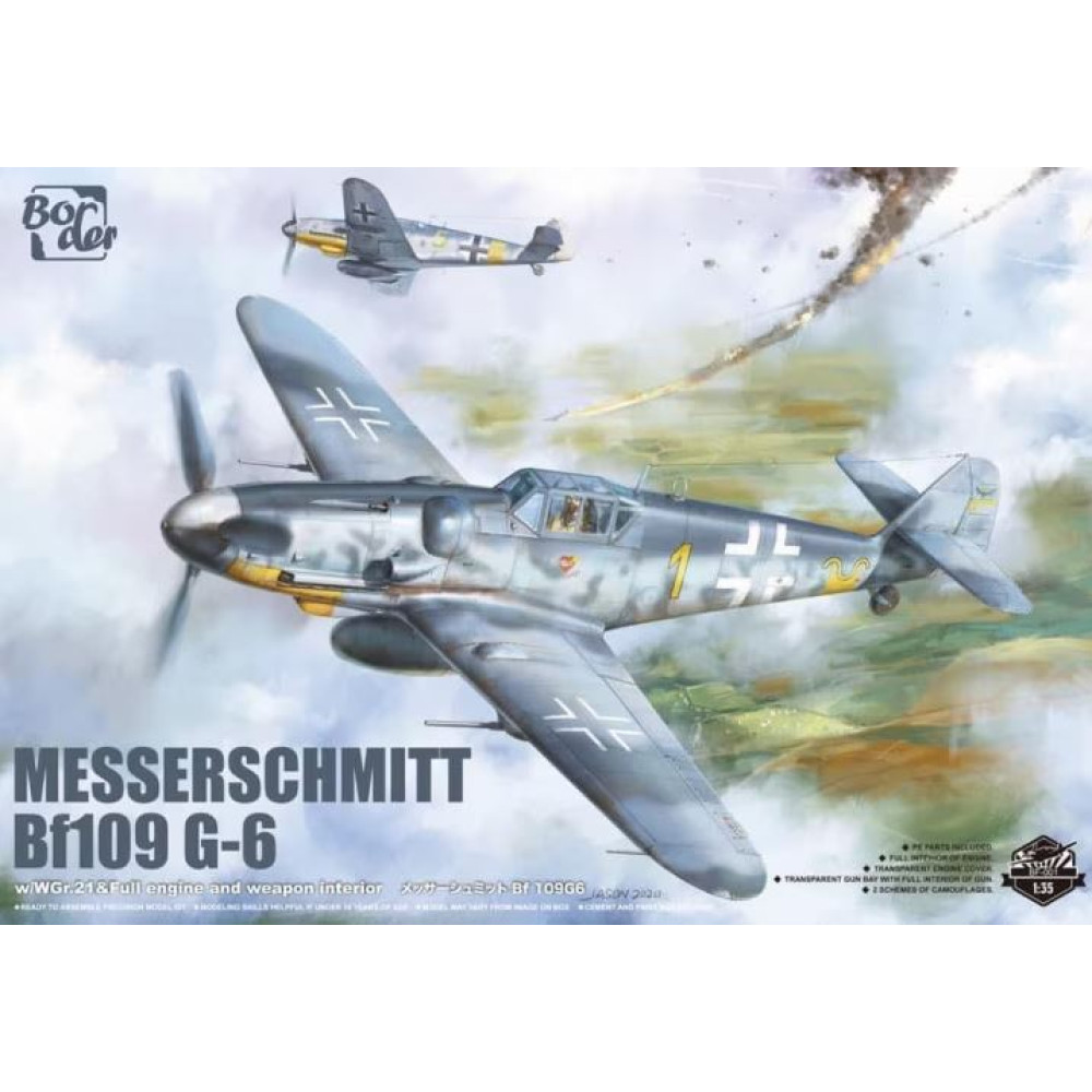 Messerschmitt Bf 109G-6 German fighter 1/35 Border model BF-001