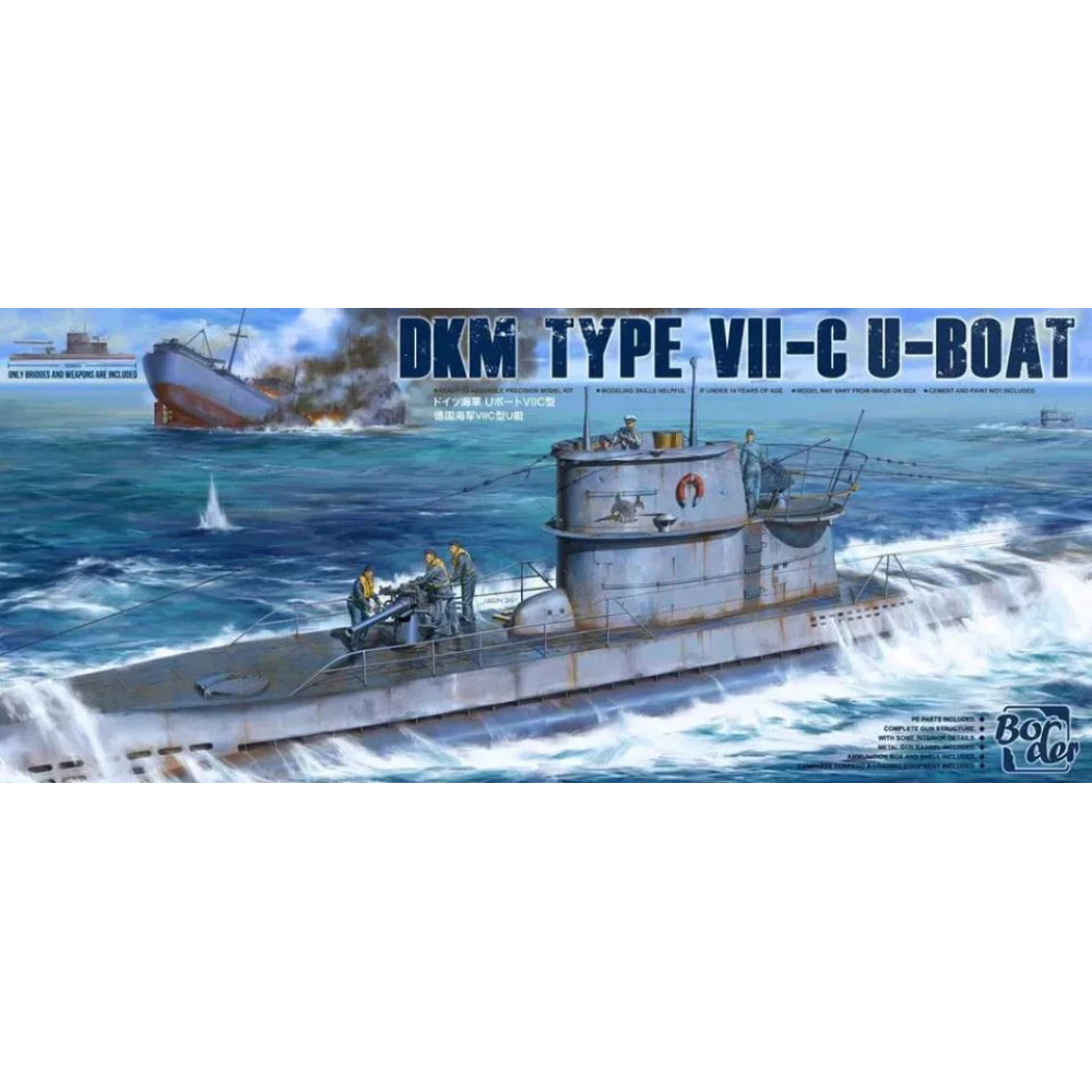 DKM Type VII-C U-Boat Upper Deck 1/35 Border model BS-001