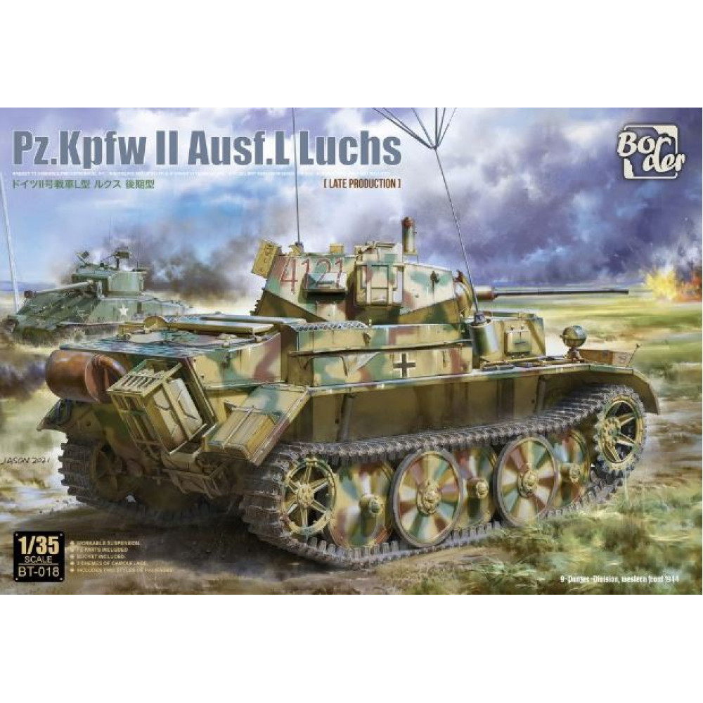Pz.Kpfw.II Ausf.L Luchs Late Production 1/35 Border model BT-018
