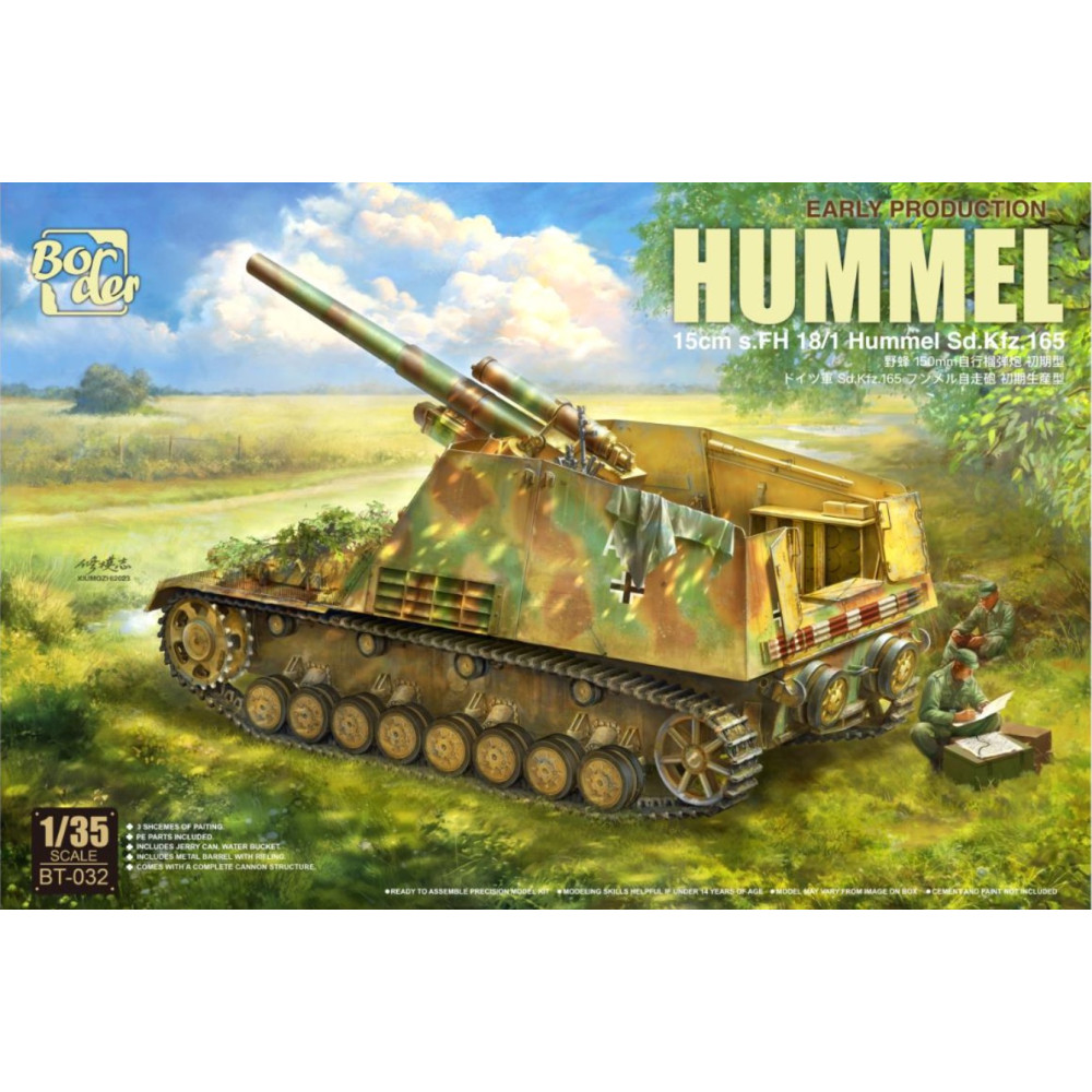 German Sd.Kfz.165 Hummel Early Production 1/35 Border model BT-032