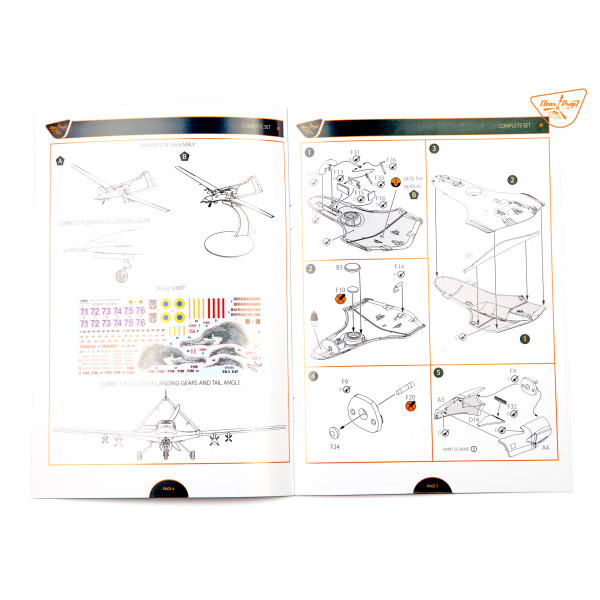 TB.2 UAV in UKRAINIAN NAVY (STARTER KIT) 1/35 Clear Prop 3503