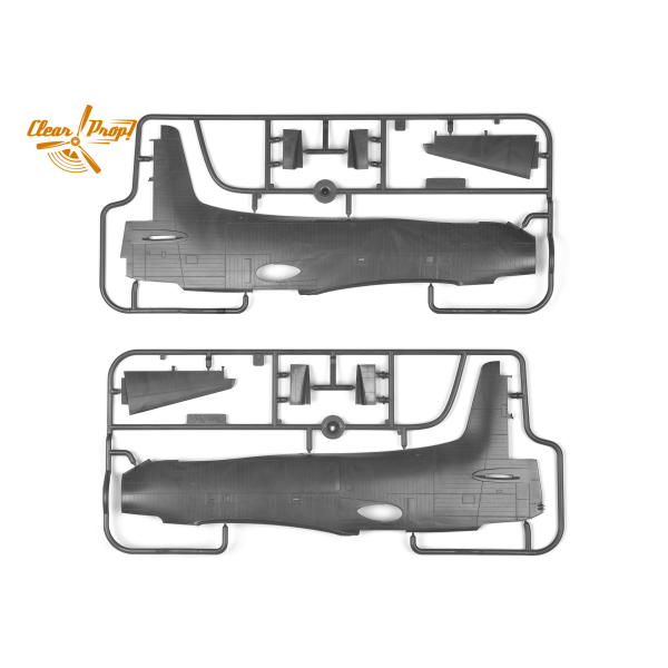 A2D-1 Skyshark 1/48 Clear Prop 4801