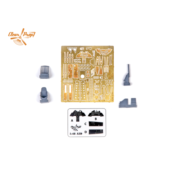 XA2D-1 Skyshark 1/48 Clear Prop 4802