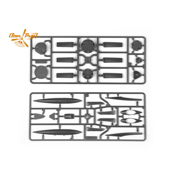 XA2D-1 Skyshark 1/48 Clear Prop 4802