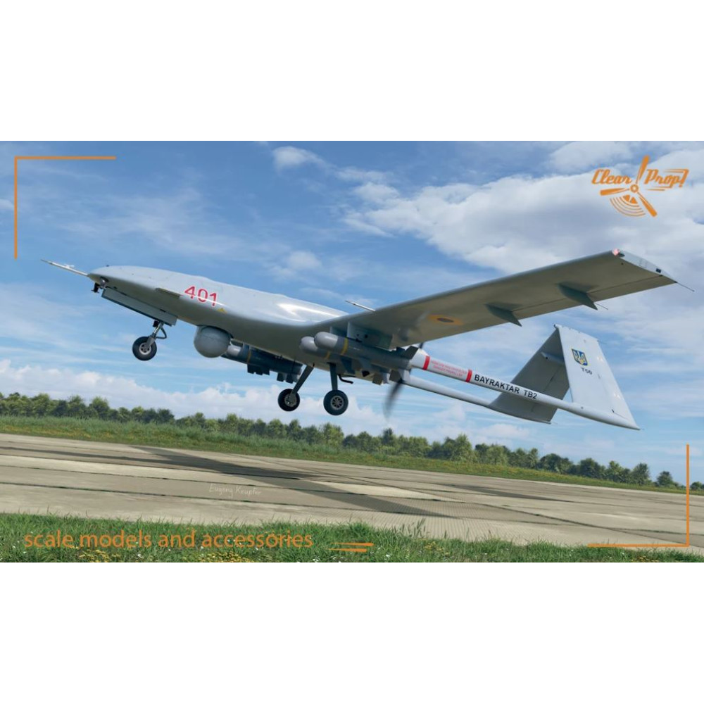 TB.2 Unmanned Aerial Vehicle STARTER KIT 1/48 Clear Prop 4809