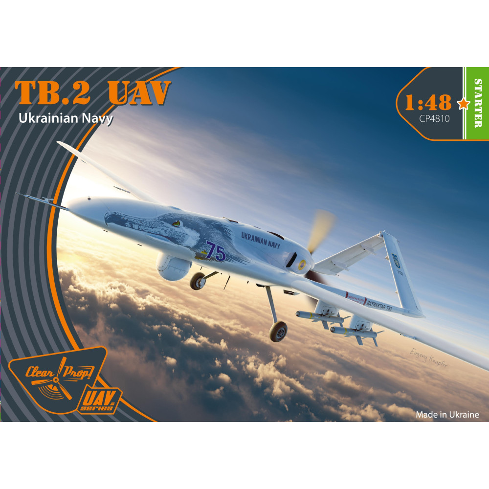 TB.2 UAV UKRAINIAN NAVY  STARTER KIT 1/48 Clear Prop 4810