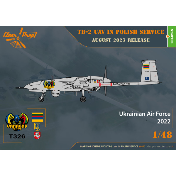 TB.2 UAV in Polish service  STARTER KIT 1/48 Clear Prop 4812