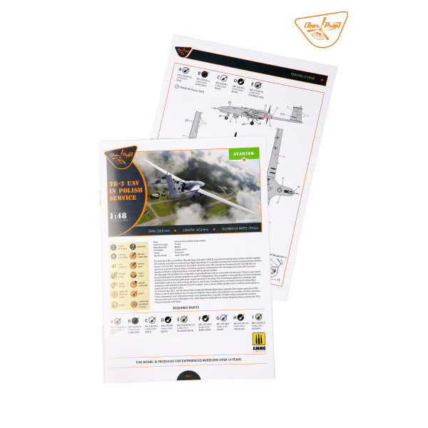 TB.2 UAV in Polish service  STARTER KIT 1/48 Clear Prop 4812