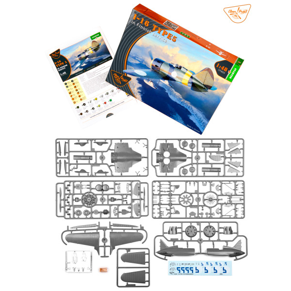 I-16 type 5 In Finnish Service STARTER KIT 1/48 Clear Prop 4820