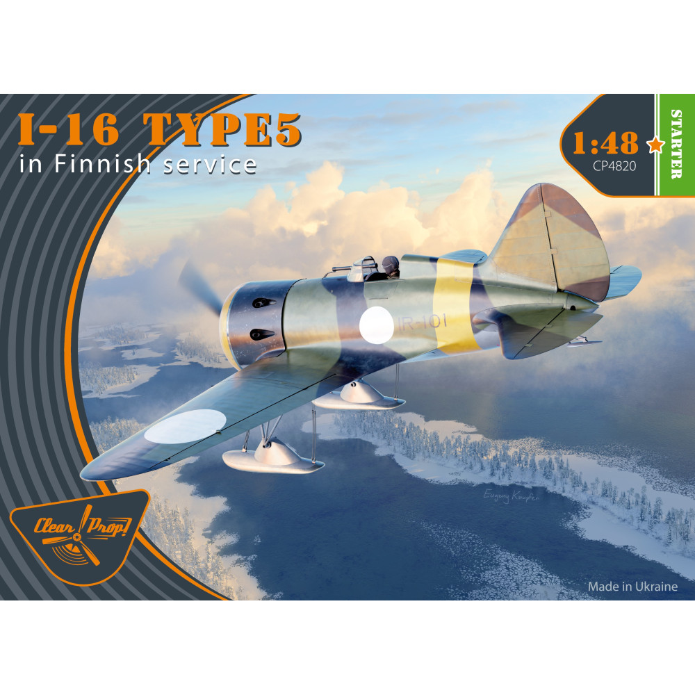 I-16 type 5 In Finnish Service STARTER KIT 1/48 Clear Prop 4820