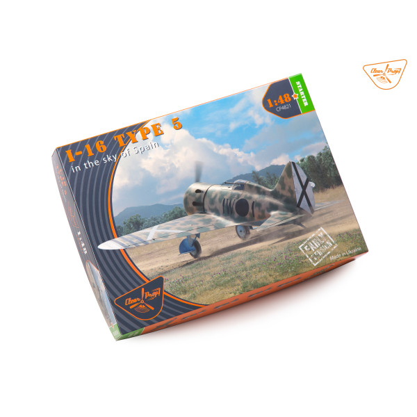 I-16 type 5 (in the sky of Spain early version)  1/48 Clear Prop 4821