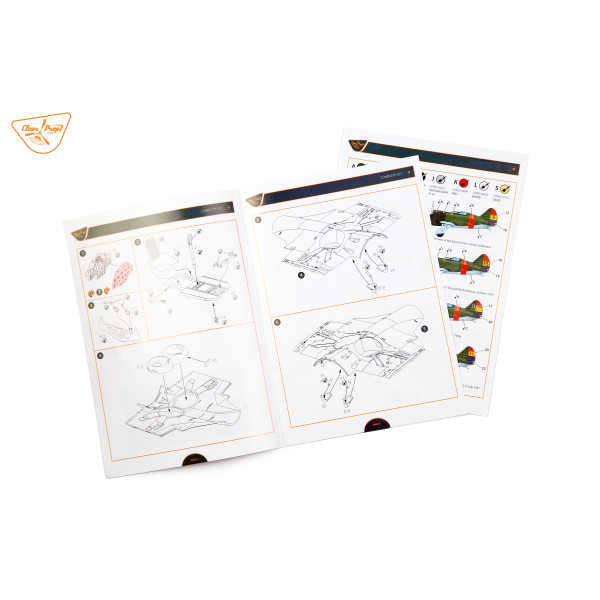 I-16 type 5 (in the sky of Spain early version)  1/48 Clear Prop 4821