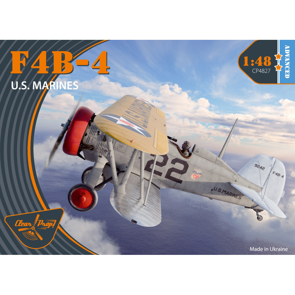 Збірна модель - F4B-4 U.S MARINES 1/48 Clear Prop 4827
