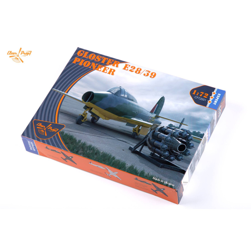 Літак Gloster E28 / 39 Pioneer expert kit 1/72 Clear Prop 72001