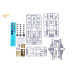 Літак Gloster E28 / 39 Pioneer expert kit 1/72 Clear Prop 72001