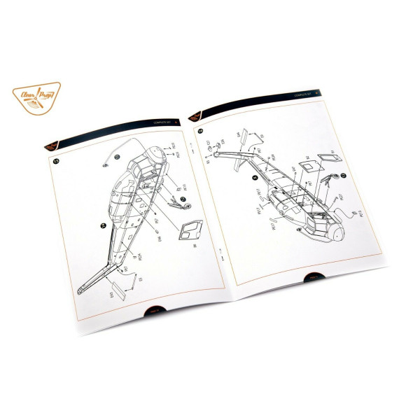  Kaman UH-2A/B Seasprite Clear Prop 72002