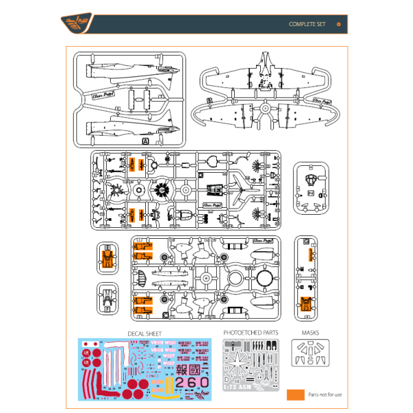 A5M4 Claude 1/72 Clear Prop 72010