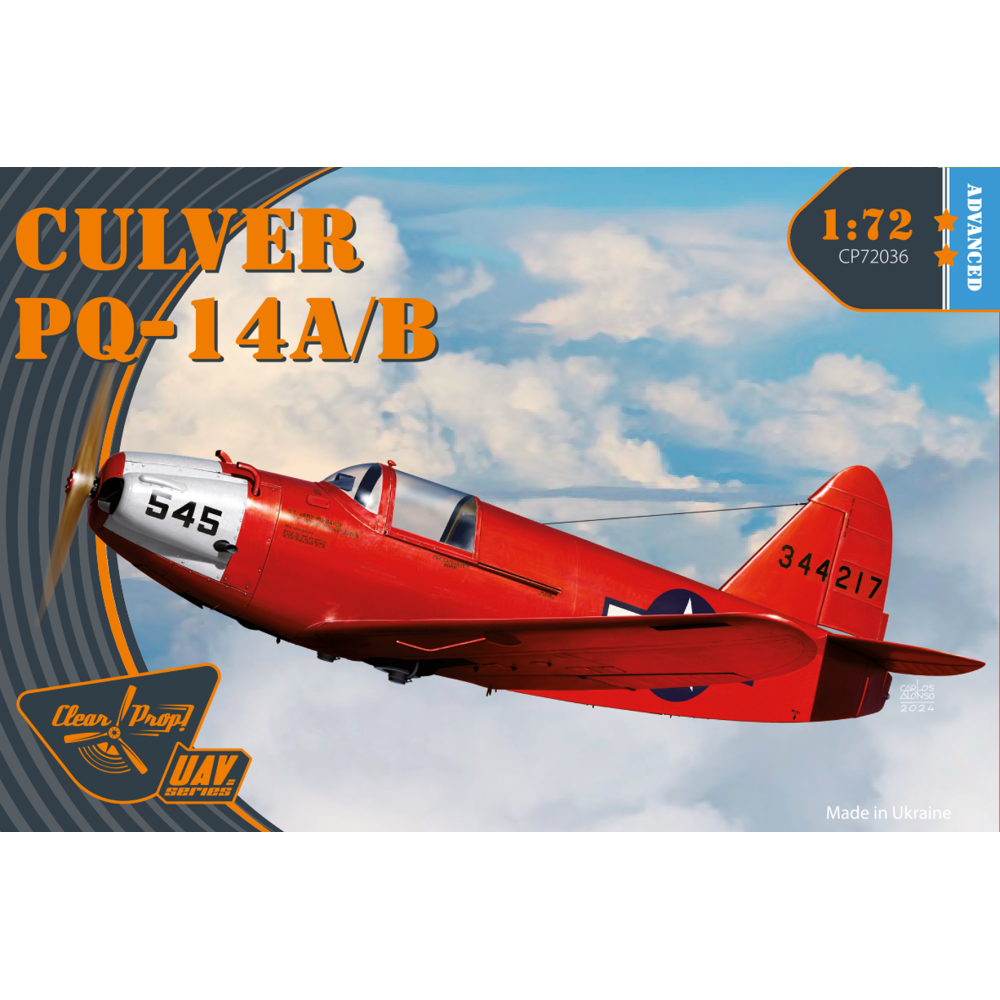 Збірна модель - Літак-мішень Culver PQ-14A/B 1/72 Clear Prop 72036