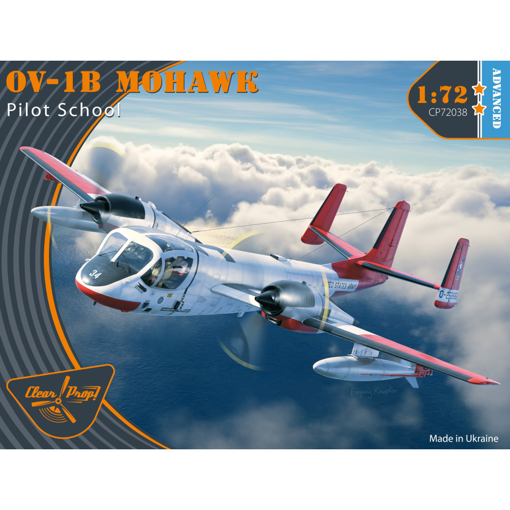 OV-1B Mohawk "Pilot School" 1/72 Clear Prop 72038