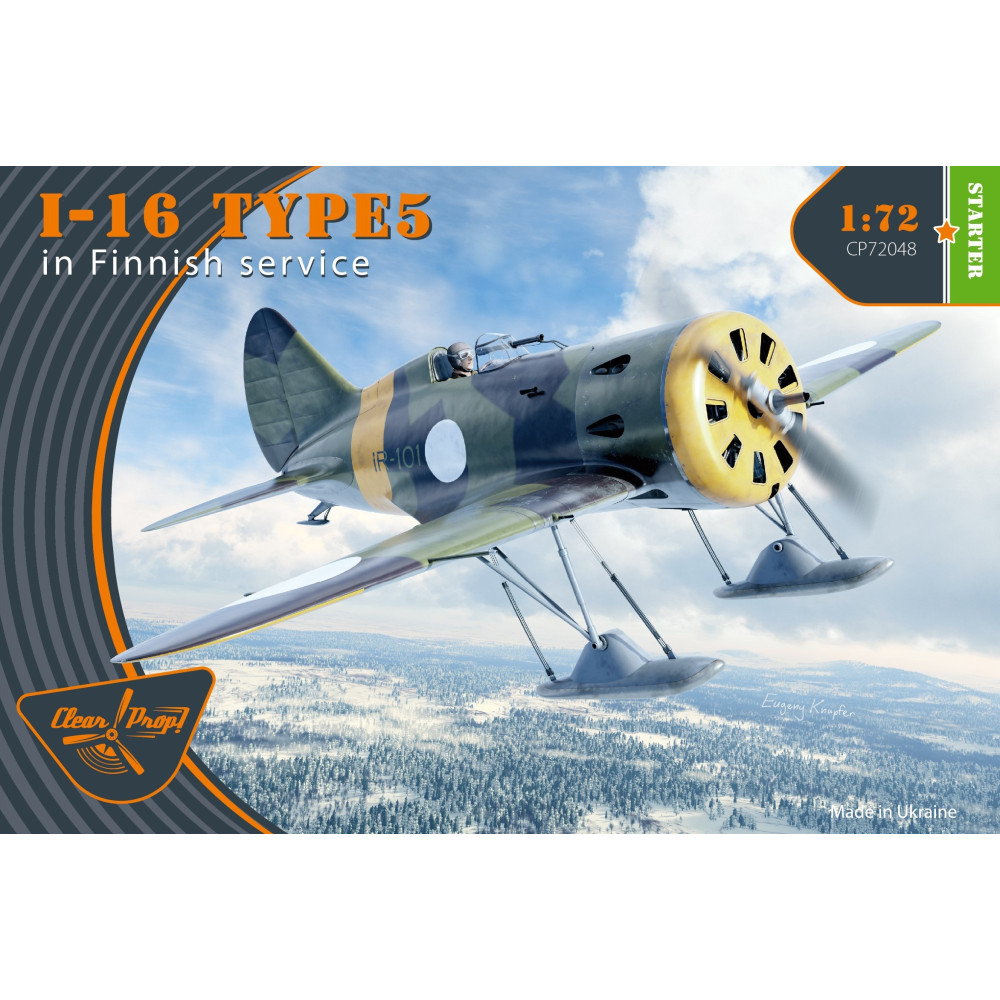 I-16 type 5 In Finnish Service  STARTER KIT 1/72 Clear Prop 72048