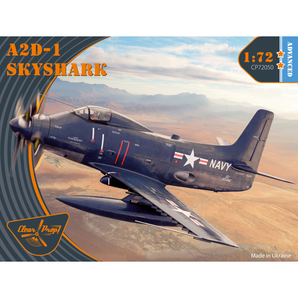 Збірна модель - A2D-1 Skyshark 1/72 Clear Prop 72050