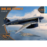 Збірна модель DH.88 Comet G-ACSP  1/72 Clear Prop 72052