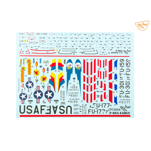 F-86A - American Frontline Fighter 1/72 Clear Prop 72054