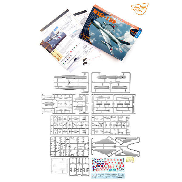 МіГ-19П - одномісний реактивний винищувач 1/72 Clear Prop 72056
