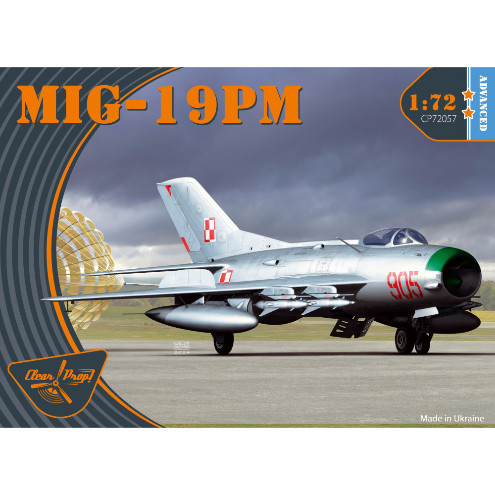 MiG-19PM - Single-seat jet fighter 1/72 Clear Prop 72057