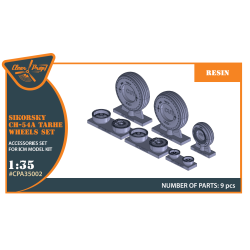 CH-54A Tarhe for ICM  Wheel set (Resin) 1/35 ClearProp CPA35002