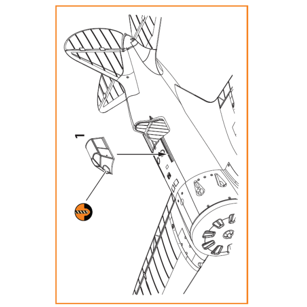 I-16 vacuum formed canopy (early version) for CP kit 1/48 ClearProp CPA48024