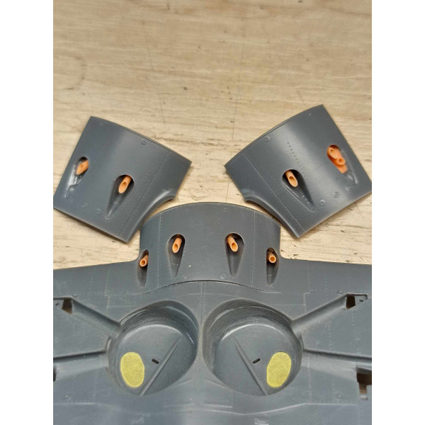 I-16 type 5 resin exhausts for CP kits 1/48 ClearProp CPA48026