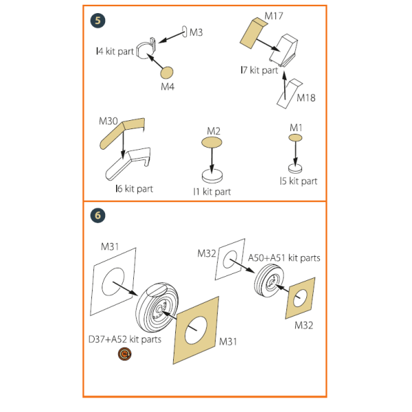 A-10C double-sided painting mask on "yellow kabuki paper" for ACADEMY kit 1/48 ClearProp CPA48036