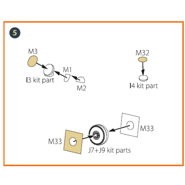 P-47B Thunderbolt double-sided painting mask on "yellow kabuki paper" for Dora Wings kit 1/48 ClearProp CPA48039