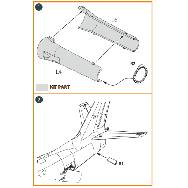 F-86A engine exhaust endface for CP kits 1/48 ClearProp CPA48055
