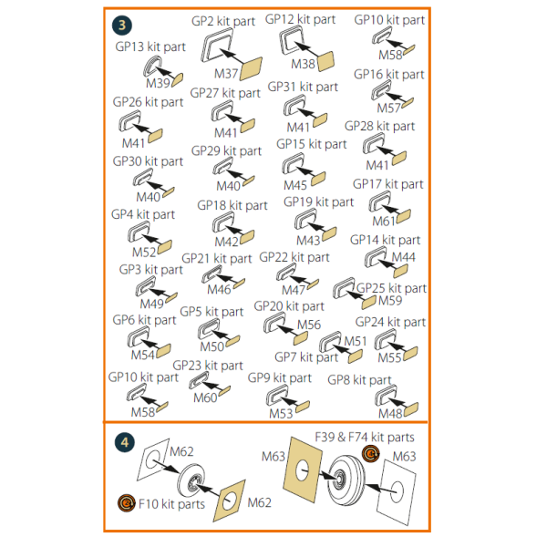 Be-6 Madge   painting mask on "yellow kabuki paper" for  Trumpeter 1/72 ClearProp CPA72020